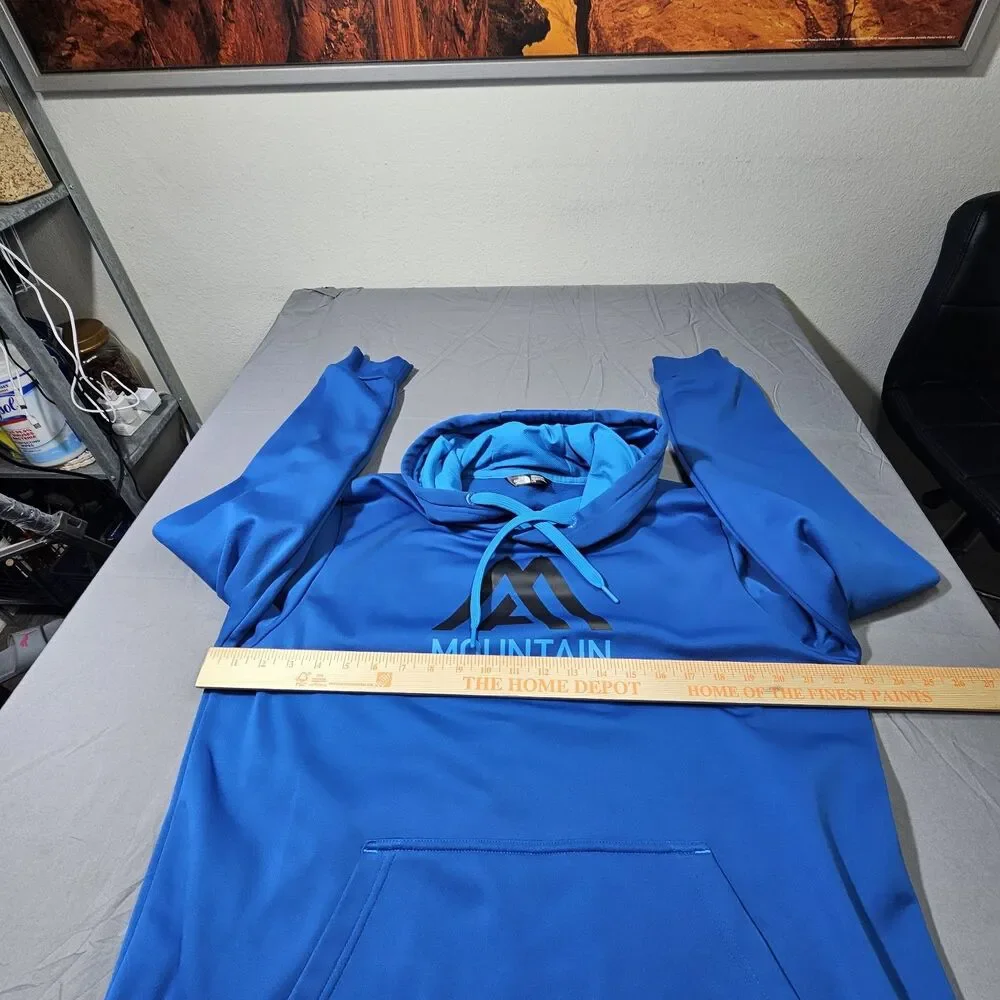 The Northface Sweatshirt Hoodie Mens Size L Blue Mountain Athletics.